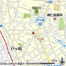埼玉県三郷市戸ヶ崎3142-35周辺の地図