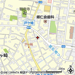 埼玉県三郷市戸ヶ崎2119-4周辺の地図