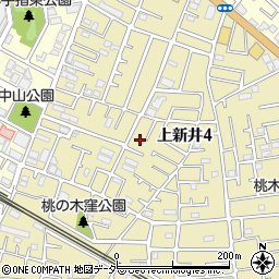 埼玉県所沢市上新井4丁目64-13周辺の地図