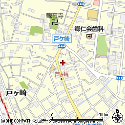 埼玉県三郷市戸ヶ崎2121周辺の地図