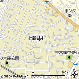 埼玉県所沢市上新井4丁目42-10周辺の地図