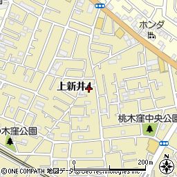 埼玉県所沢市上新井4丁目42-12周辺の地図