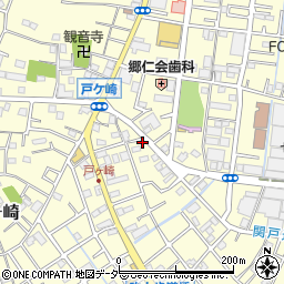 埼玉県三郷市戸ヶ崎2119-7周辺の地図