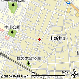 埼玉県所沢市上新井4丁目65-7周辺の地図