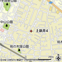 埼玉県所沢市上新井4丁目64-14周辺の地図