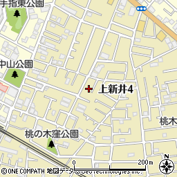 埼玉県所沢市上新井4丁目64-15周辺の地図