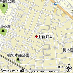 埼玉県所沢市上新井4丁目64-29周辺の地図