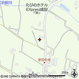 千葉県成田市新田173周辺の地図