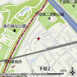 東京都清瀬市下宿2丁目493-2周辺の地図