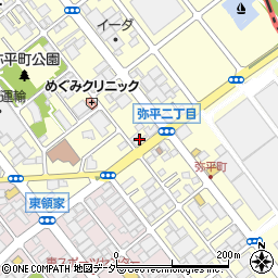 ＥＮＥＯＳ川口弥平町ＳＳ周辺の地図