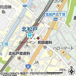 千葉銀行北松戸駅前 ＡＴＭ周辺の地図