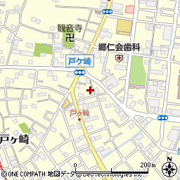 埼玉県三郷市戸ヶ崎2119周辺の地図