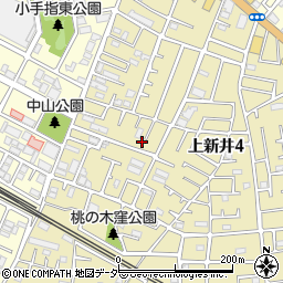 埼玉県所沢市上新井4丁目65-27周辺の地図