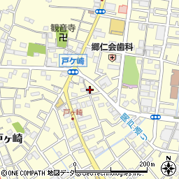 埼玉県三郷市戸ヶ崎2122周辺の地図