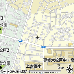 千葉県松戸市上本郷3535周辺の地図