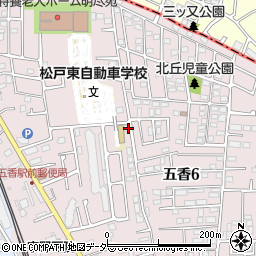 千葉県松戸市金ケ作419-18周辺の地図
