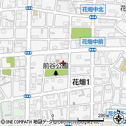 東京都足立区花畑1丁目周辺の地図