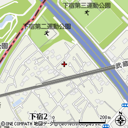東京都清瀬市下宿2丁目673周辺の地図