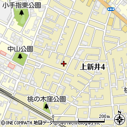 埼玉県所沢市上新井4丁目65-36周辺の地図