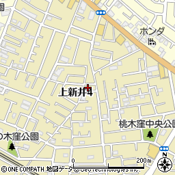 埼玉県所沢市上新井4丁目42-25周辺の地図