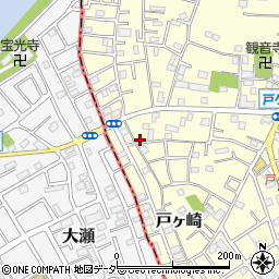 埼玉県三郷市戸ヶ崎3164周辺の地図