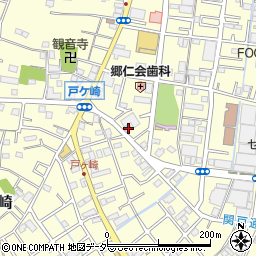 埼玉県三郷市戸ヶ崎2丁目720周辺の地図