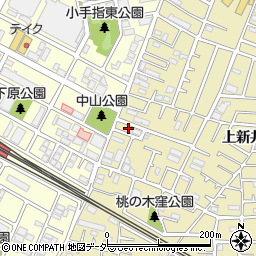 埼玉県所沢市上新井4丁目67周辺の地図