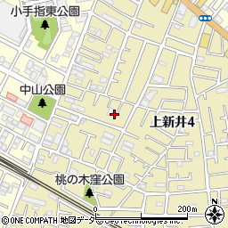 埼玉県所沢市上新井4丁目65-28周辺の地図