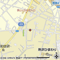 埼玉県所沢市三ケ島4丁目2208周辺の地図