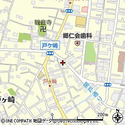 埼玉県三郷市戸ヶ崎2123周辺の地図