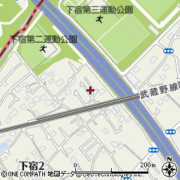 東京都清瀬市下宿2丁目665-8周辺の地図