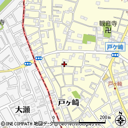 埼玉県三郷市戸ヶ崎3160周辺の地図