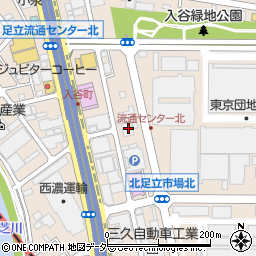 東京都足立区入谷7丁目7-12周辺の地図