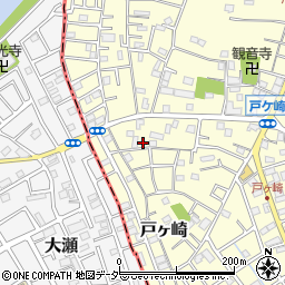 埼玉県三郷市戸ヶ崎3161周辺の地図