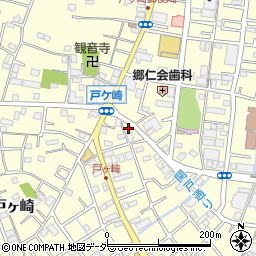 埼玉県三郷市戸ヶ崎2130周辺の地図