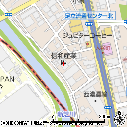 東京都足立区入谷7丁目18-23周辺の地図