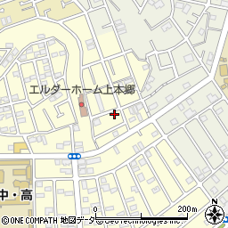 千葉県松戸市上本郷4650-2周辺の地図