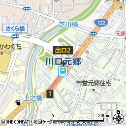 川口警察署川口元郷駅前交番周辺の地図