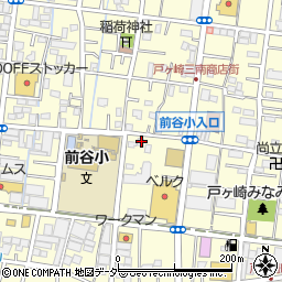 埼玉県三郷市戸ヶ崎2丁目593周辺の地図