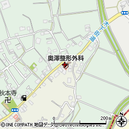 奥澤整形外科医院周辺の地図