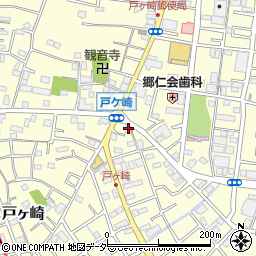 埼玉県三郷市戸ヶ崎2132周辺の地図