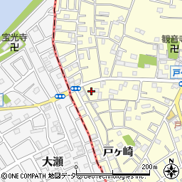 埼玉県三郷市戸ヶ崎3168周辺の地図