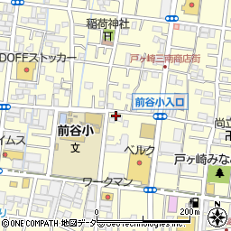 埼玉県三郷市戸ヶ崎2丁目596周辺の地図