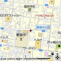 埼玉県三郷市戸ヶ崎2丁目596-3周辺の地図