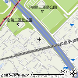 東京都清瀬市下宿2丁目665-11周辺の地図