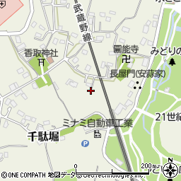千葉県松戸市千駄堀956-5周辺の地図