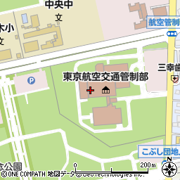東京航空交通管制部周辺の地図