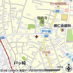 埼玉県三郷市戸ヶ崎3280周辺の地図