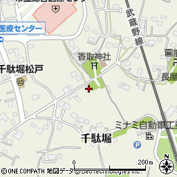 千葉県松戸市千駄堀941周辺の地図