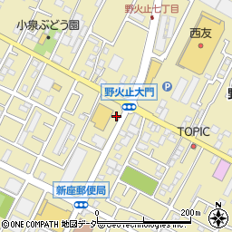 ウエルシア薬局新座野火止2号店(ヤオコー、西友の近くです)周辺の地図